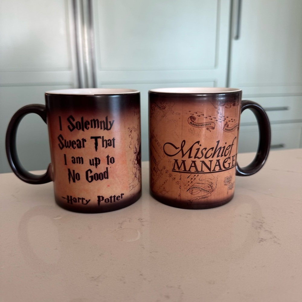 Harry Potter Mischief Managed Mugs